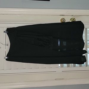 NWT Black wrap skirt